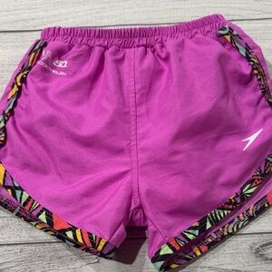 Speedo Baby Girls Neon Vilolet Swim Diaper Short Combo